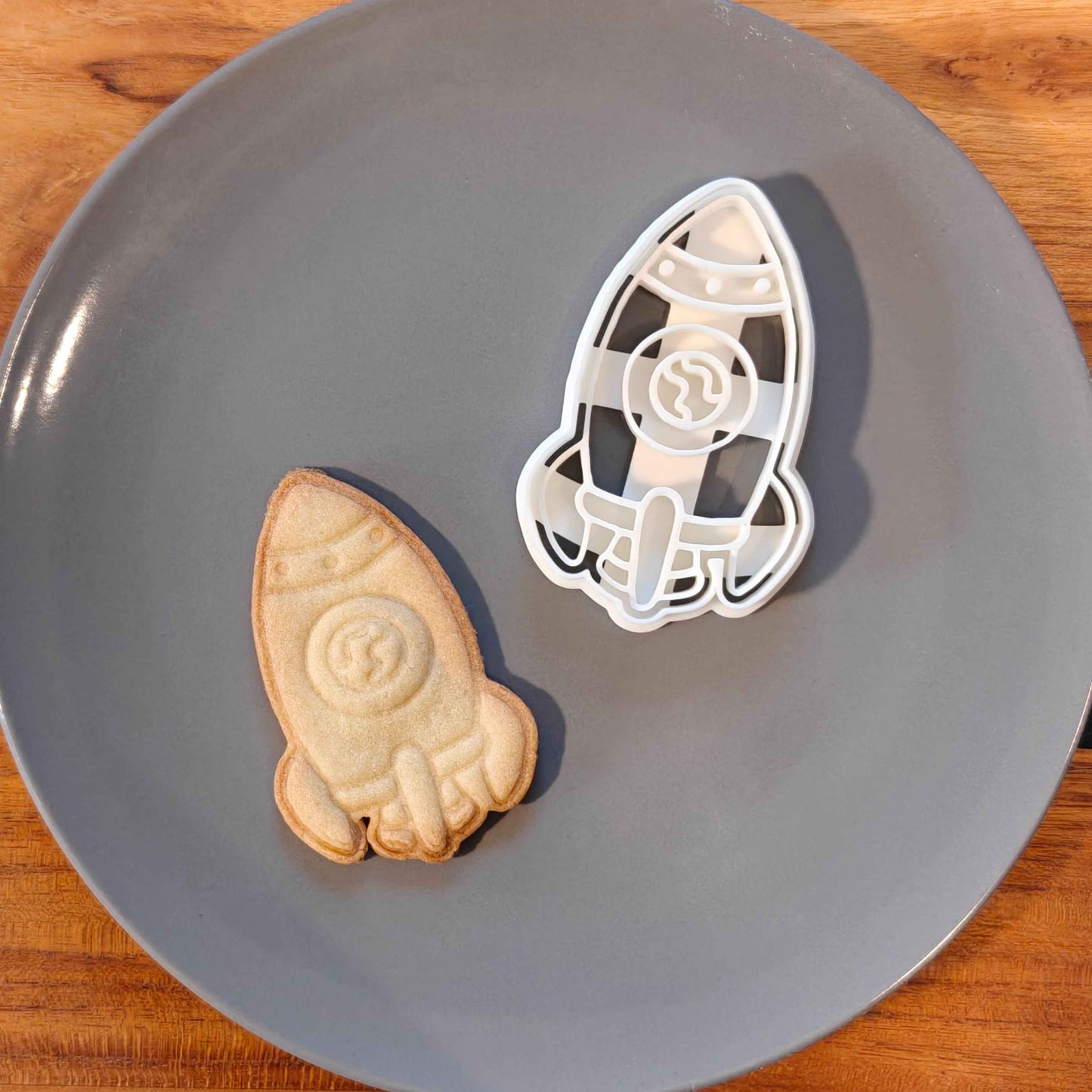 Rakete Ausstechform Keksausstecher Kreatives Backzubehör