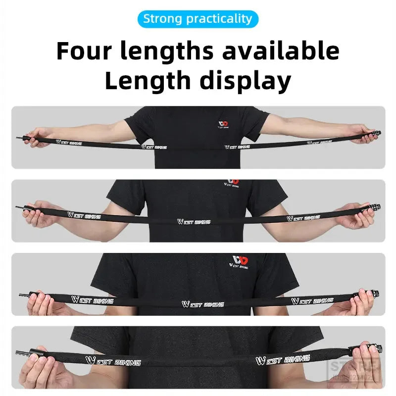 Langlebiges Fahrrad Kettenschloss mit 4 Stelligem Zahlencode