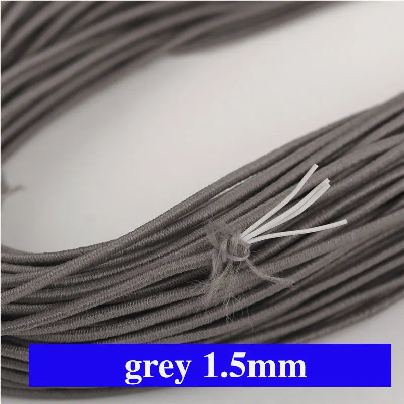 Buntes 1,5mm Gummiband für DIY Nähen Schmuck Bastelprojekte