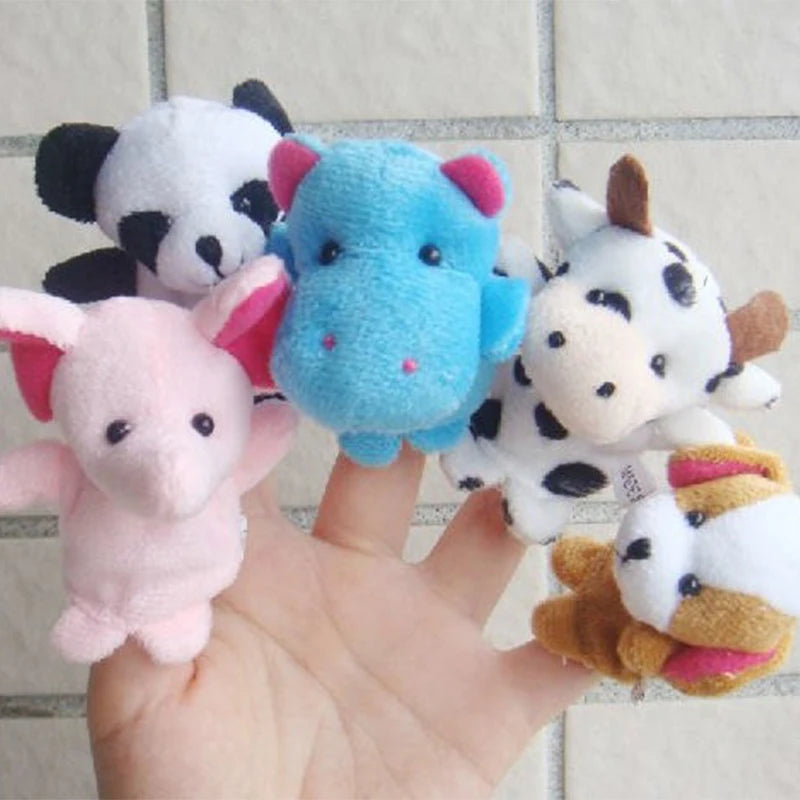 8-teiliges Fingerpuppen Set für kreatives Rollenspiel