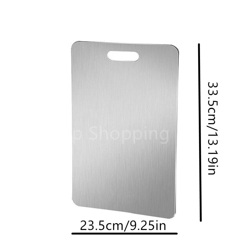 Edelstahl Schneidebrett Set mit mehreren Größen und leicht zu reinigen