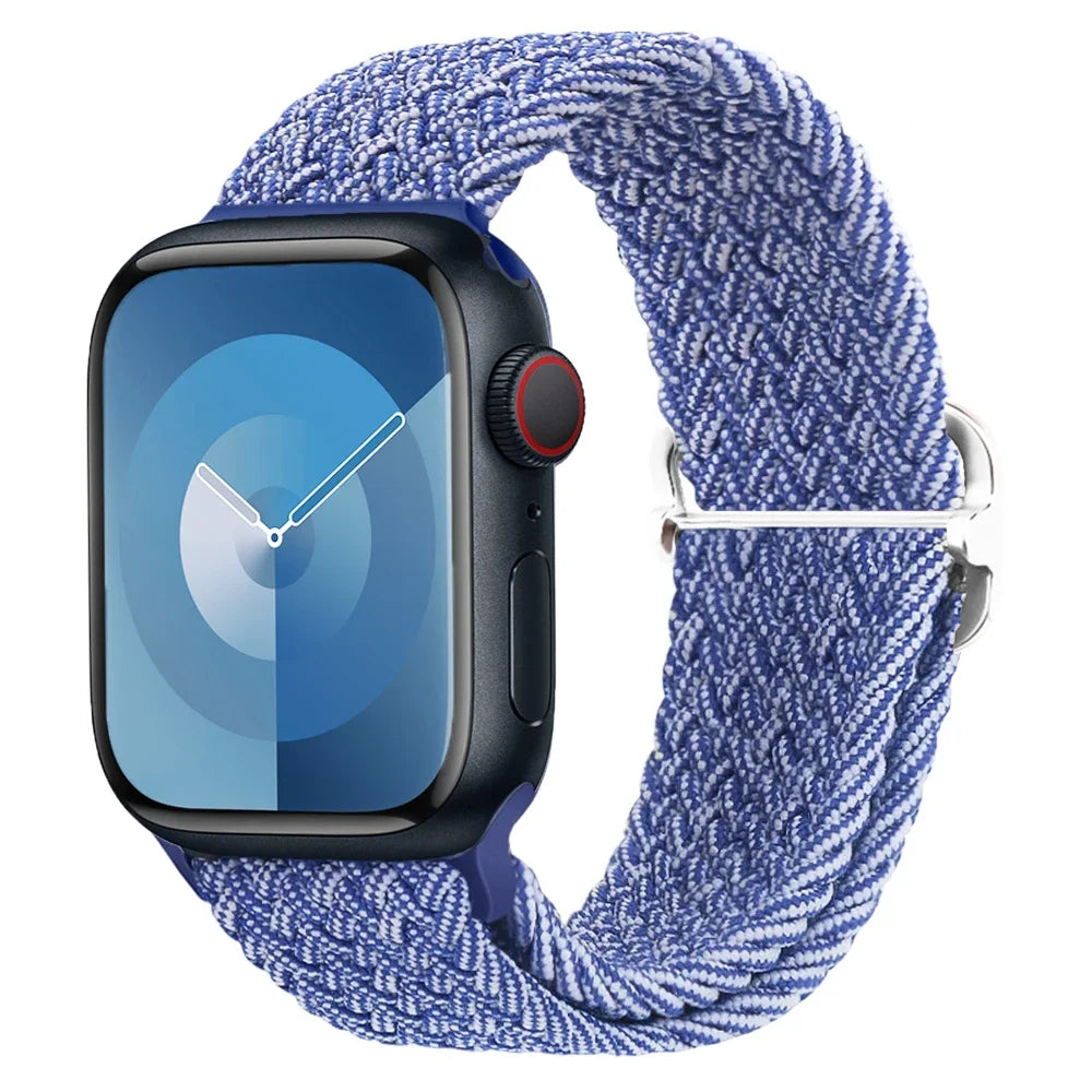 Geflochtenes Solo Loop Nylonarmband für Apple Watch Ultra und Serie