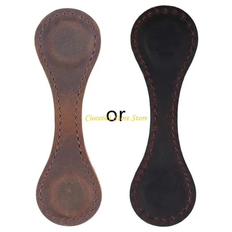 Tragbares Lesezeichen aus Leder mit Magnetverschluss für Buchseiten