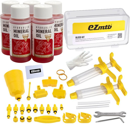 60 ml Mineralöl-Bremsflüssigkeit für Fahrrad Hydraulikbremsen 1-3 Stück