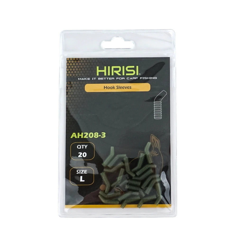 20x Anti Tangle Gummi Sleeves für Karpfenangeln Zubehör Angelschnur Schutz