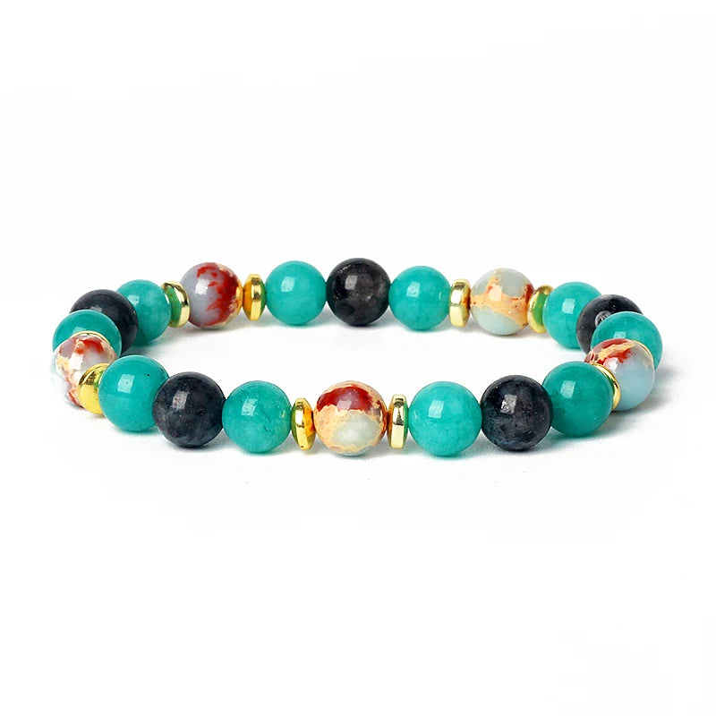 Citrin Aventurin Kristall Armband: Feng Shui Glück & Reichtum für Unisex