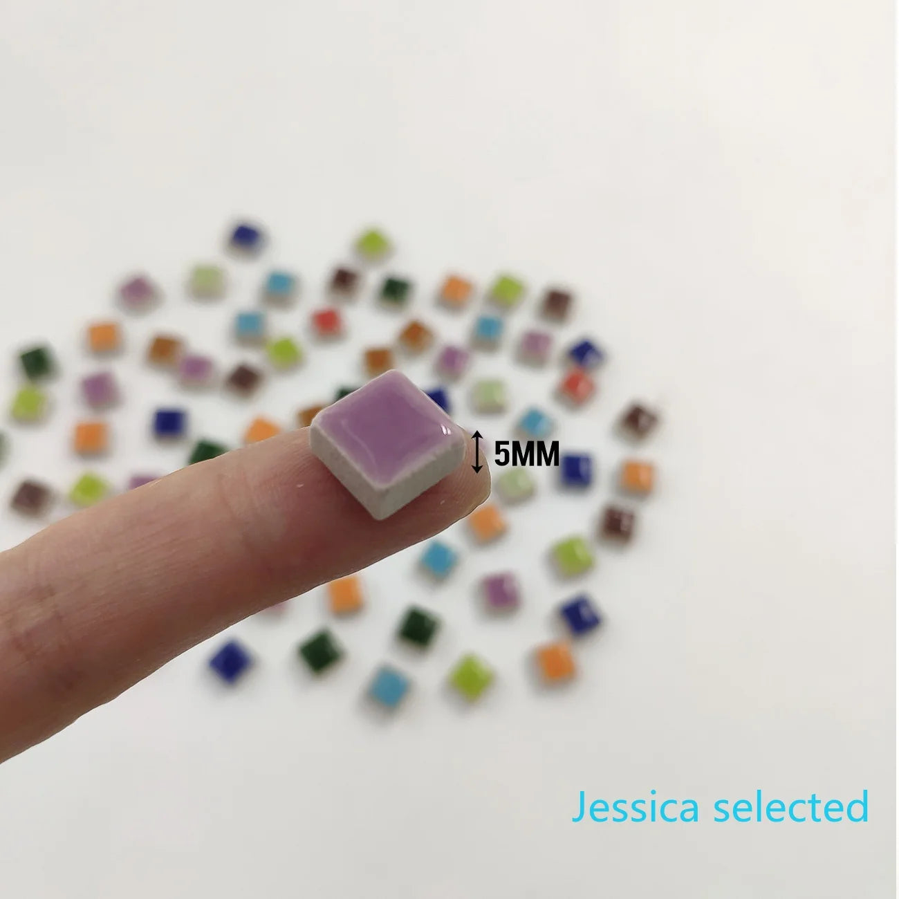 100g Keramik Mosaikfliesen Bastelset – Bunte DIY Wanddekoration