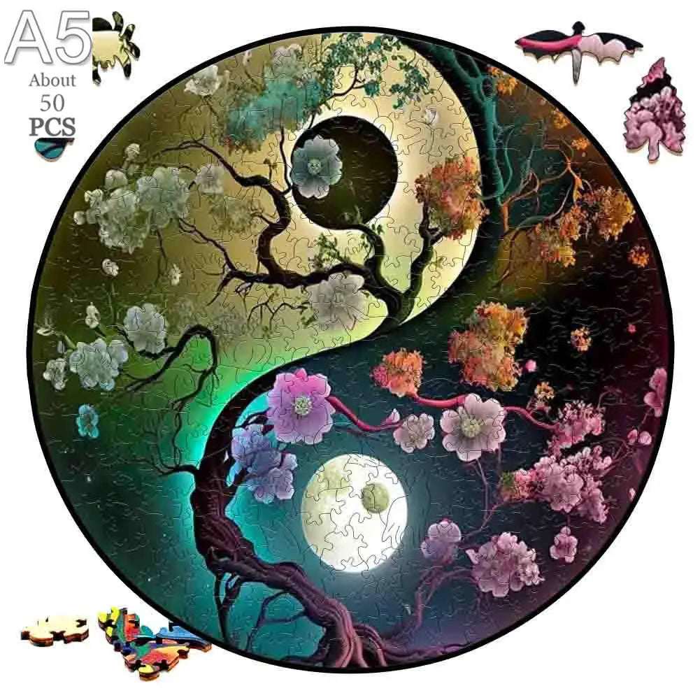 Fesselndes 3D Holzpuzzle Tier für Erwachsene und Kinder