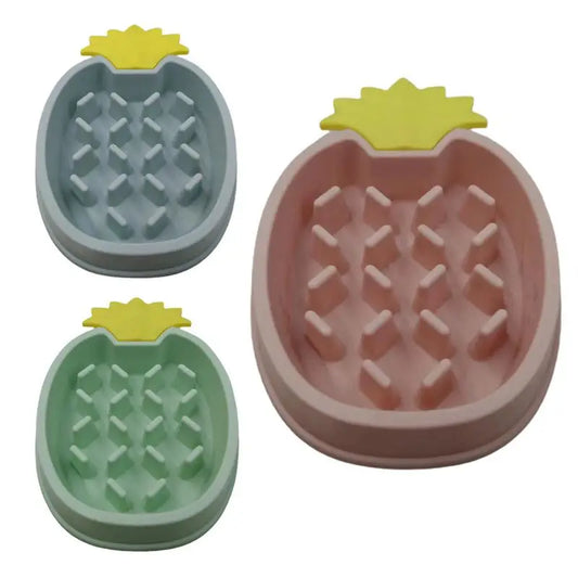 Langsamer Futternapf Tiere Ananas Design Puzzle Futterspender große Hunde
