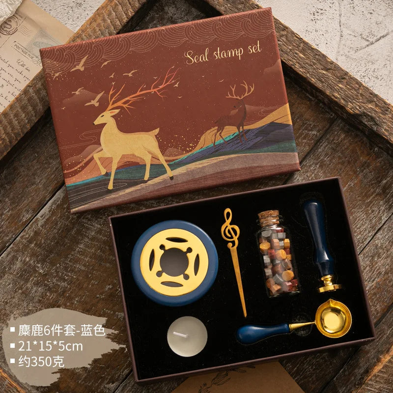 Wachssiegel Stempel Set für DIY Projekte und Hochzeitseinladungen