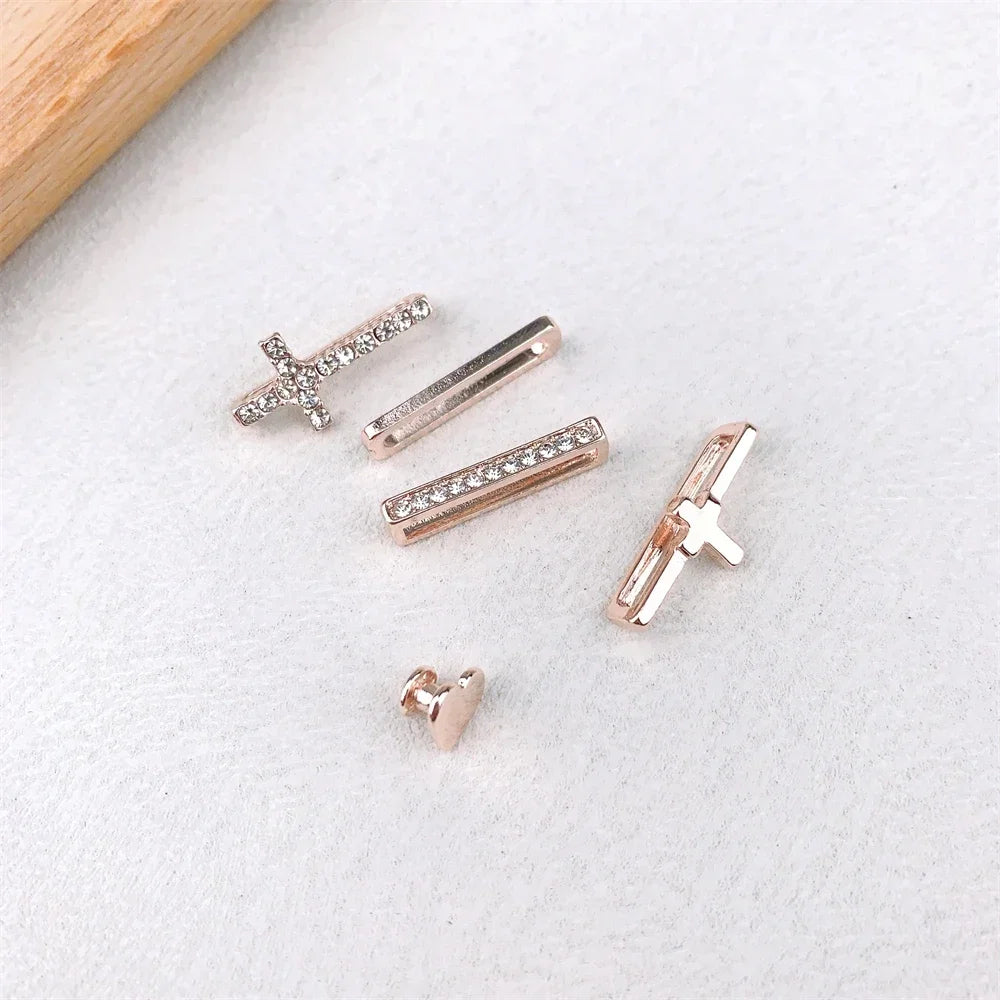 Mode Strap Dekorative Ring Für Apple Watch Band Diamant Schmuck Ornament Armband Metall Charms Silikon Armband Zubehör-Yabubest - Home & More