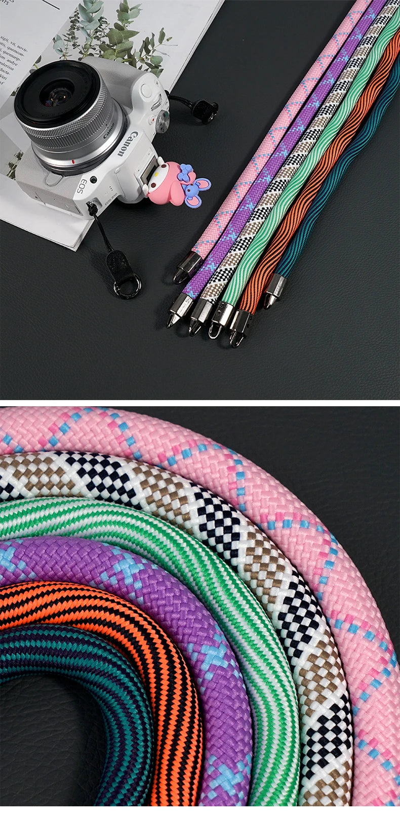 Schultergurt für Kamera passend für verschiedene Marken