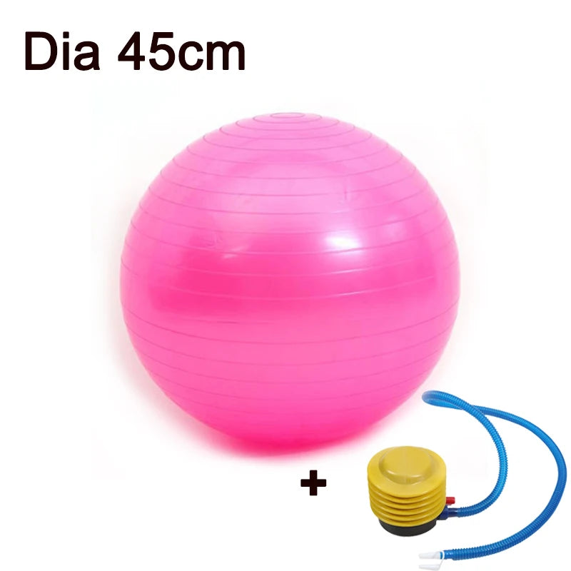 Yoga Ball 45 oder 25 cm für Fitness Pilates Balance Übung Training