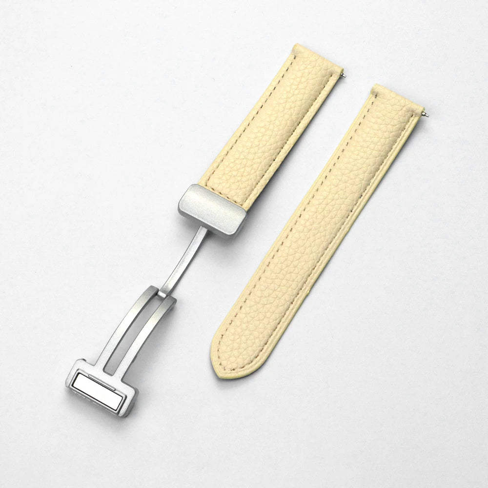 22 mm Lederarmband mit Magnetschnalle für Xiaomi Redmi Watch