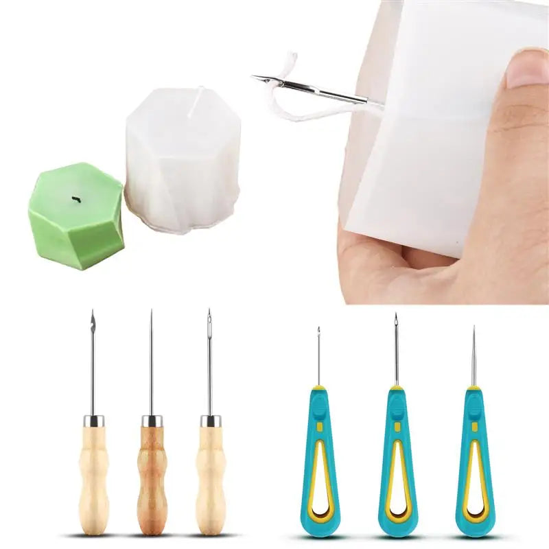 Runder Lochkegel Stanzwerkzeug für DIY Kerzen Docht Ahle und Reparatur