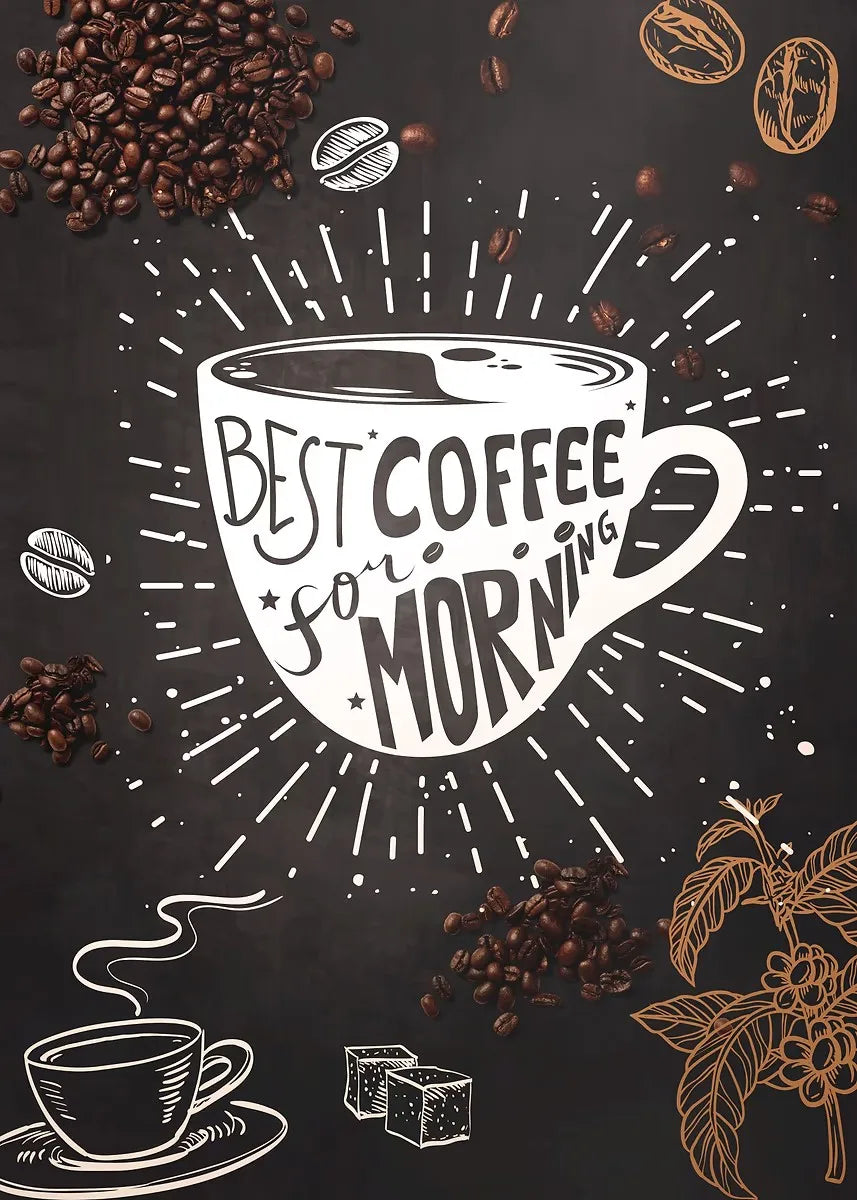 Kaffeetasse Poster Nordic Drucke Kaffee Bäckerei Kuchen Pizza Tafeln Leinwand Malerei Bilder für Cafe Shop Home Küche Dekor