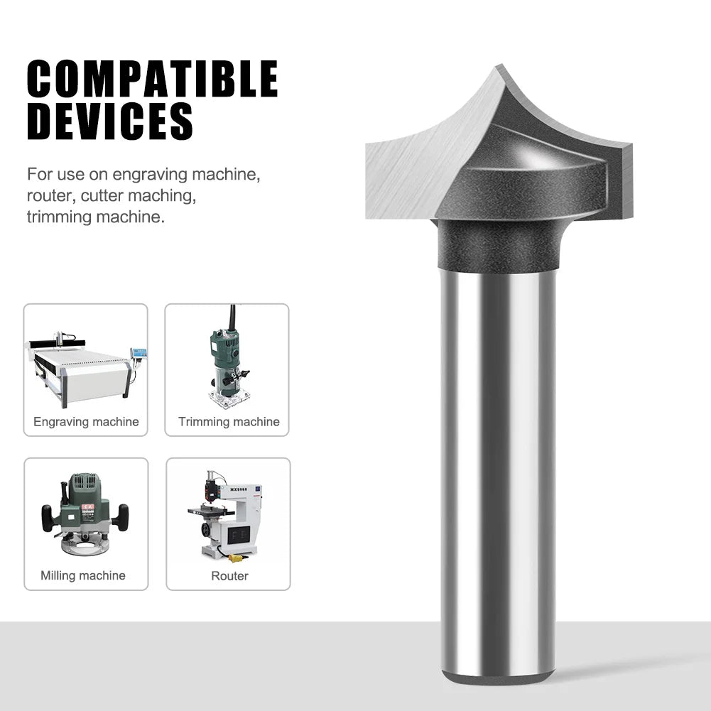 8mm Schaft Holzbearbeitung Router Bit Set mit spitzen Gravurmessern