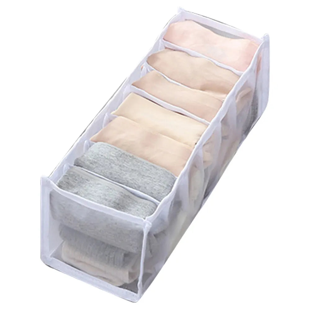 3PCS faltbare Mesh Organizer Boxen für Unterwäsche BH Socken Lagerung