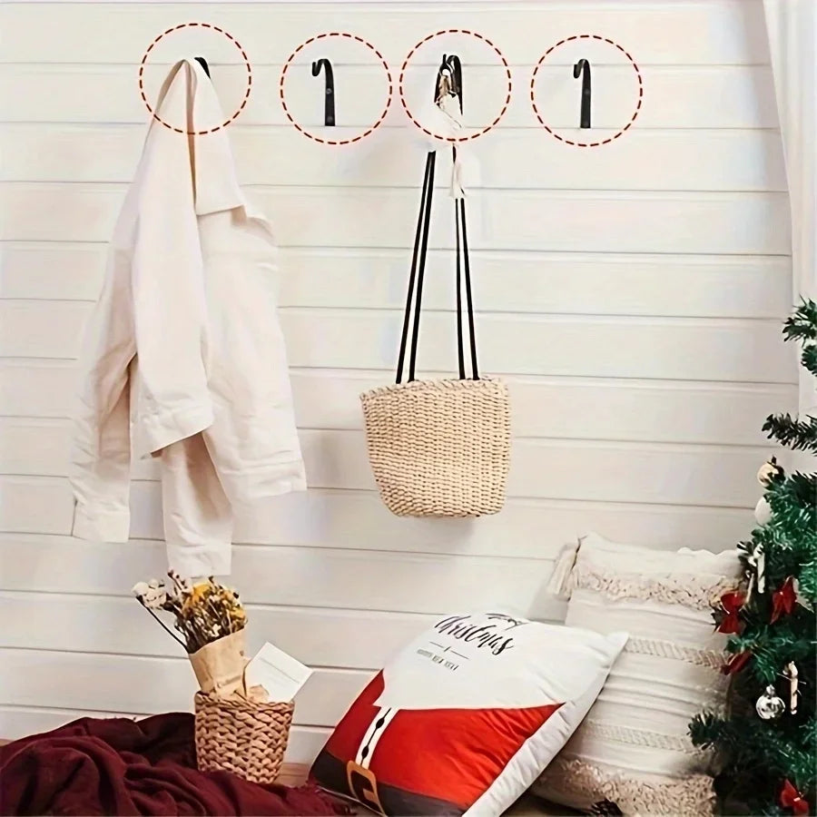 Robuster J-Haken aus Schmiedeeisen für vielseitige Anwendungen