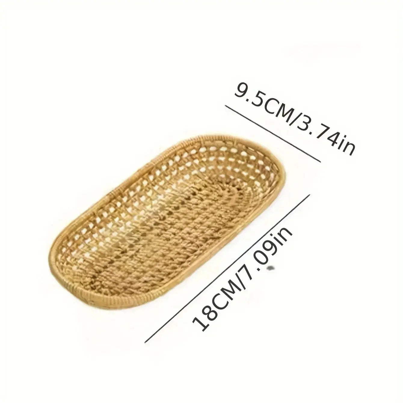 Mini Rattan Korb im japanischen Stil für Haushalt und Servieren
