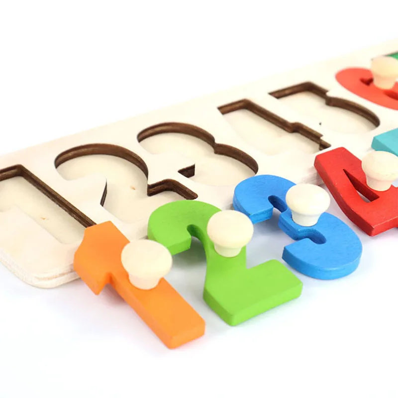 Montessori Holzpuzzle Formen Lernspielzeug für Kleinkinder