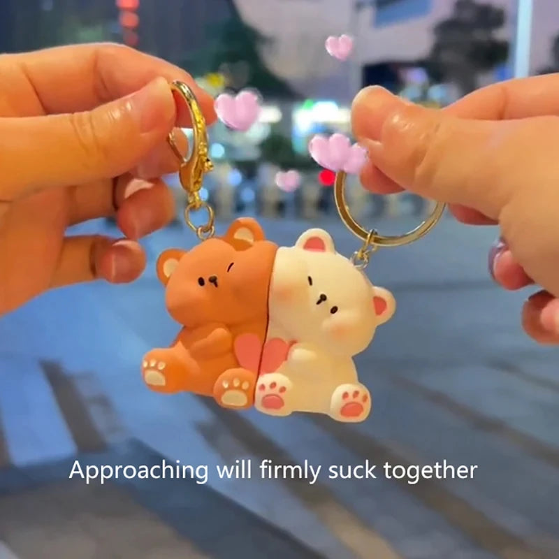 Magnetischer Schlüsselhalter mit Saugnapf niedlicher Schlüsselanhänger