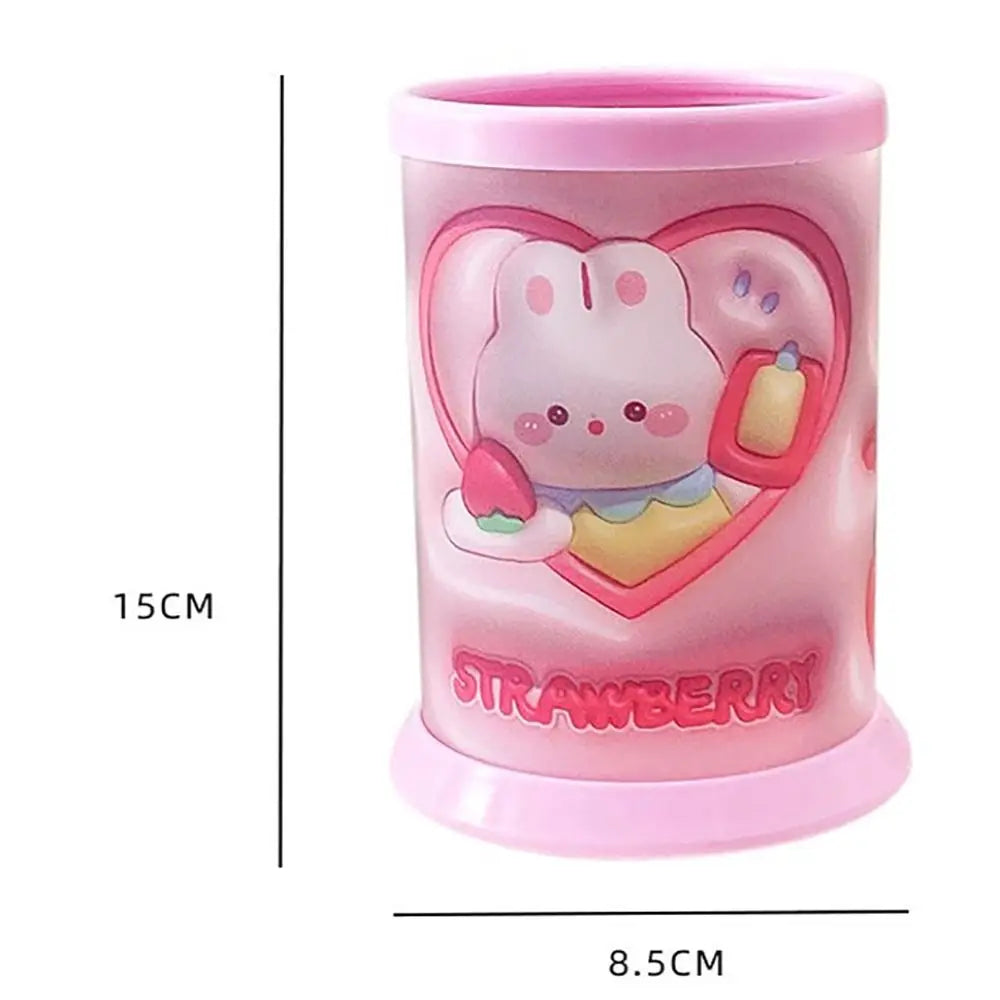 Niedlicher runder Cartoon Stifthalter große Kapazität für Studenten