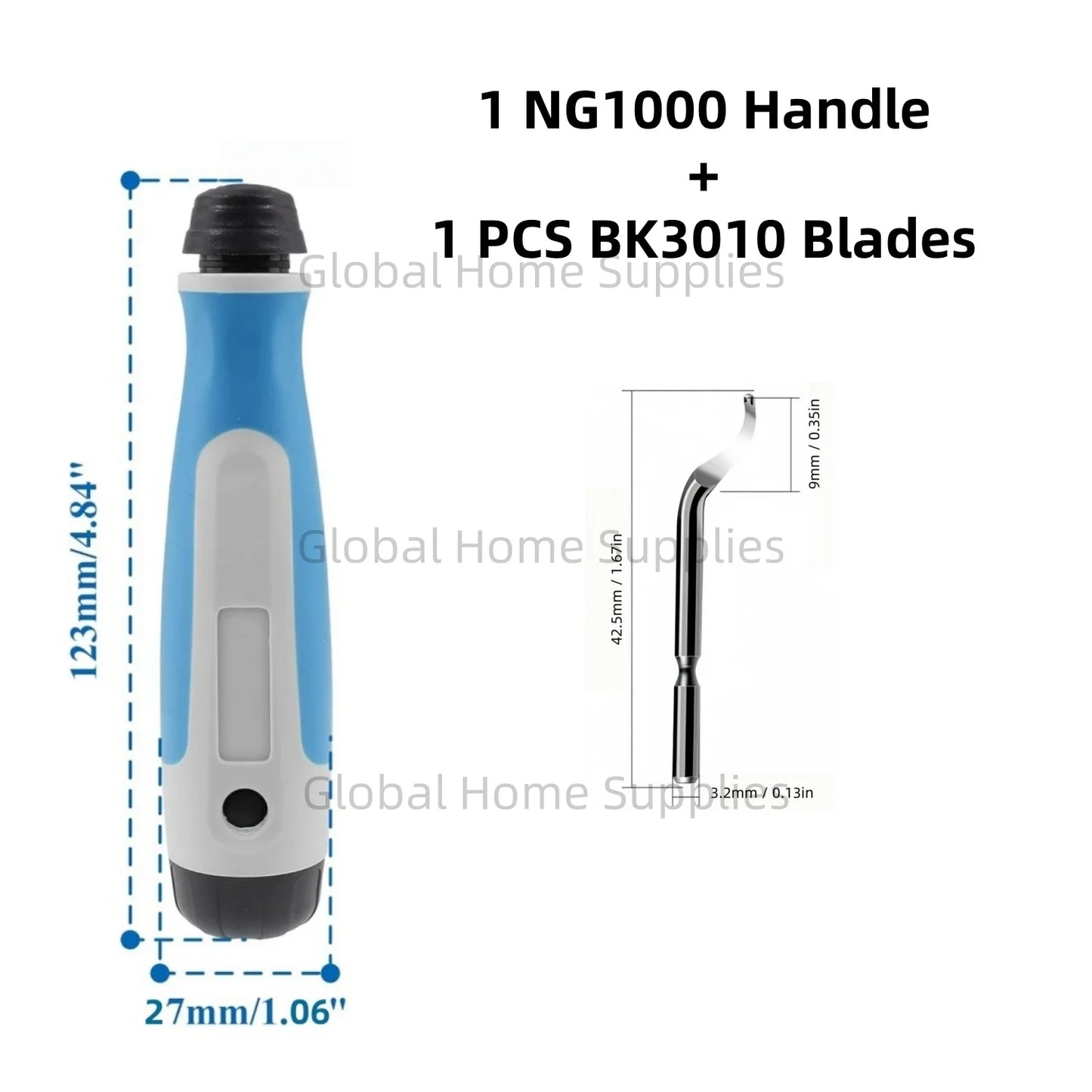 NG1000 Entgratungs-Reibahlenwerkzeug-Set mit Schwenkblättern für Sanitär