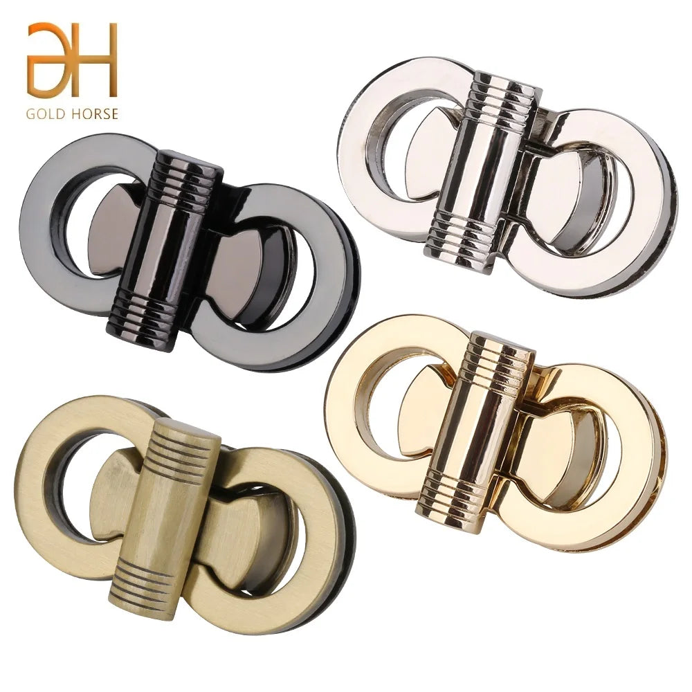 Eleganter Metall Schmetterling Drehverschluss für Taschen DIY