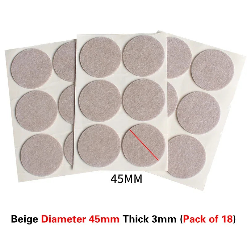 Filzpolster Möbel Schutz Anti-Rutsch Stuhl Tisch Fuß Eckschutz Boden