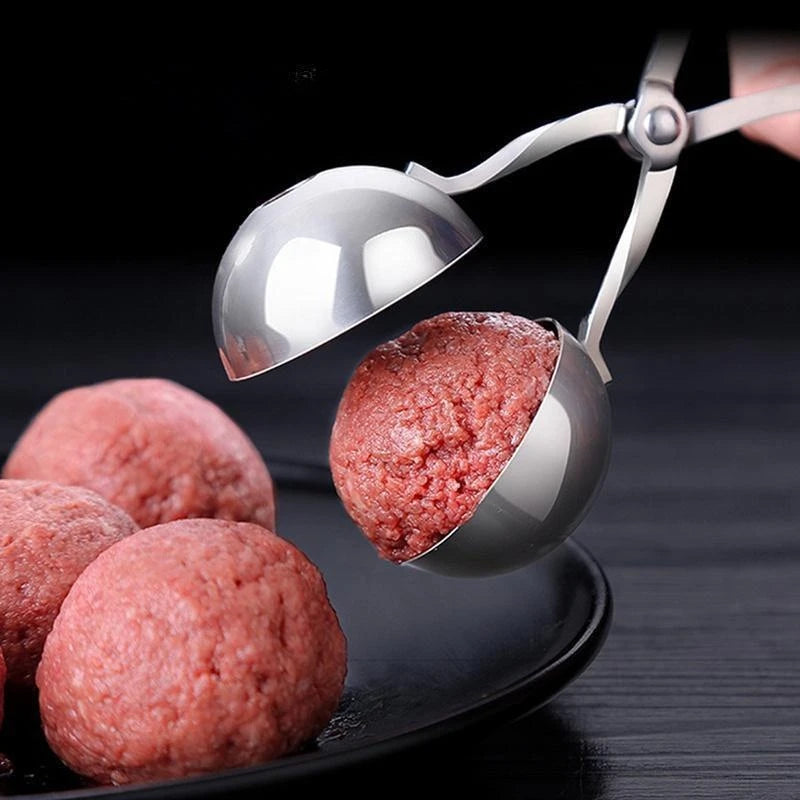 Antihafte Edelstahl-Bällchenformer in 3 Größen – Perfekte Fleisch- und Reisbällchen schnell