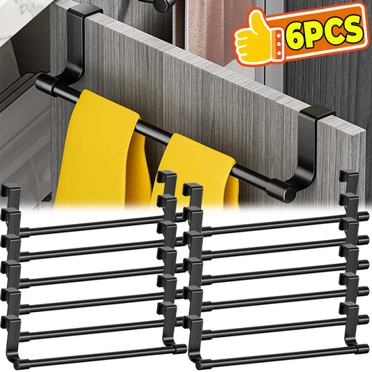 Edelstahl Tür Handtuchhalter für Küche Bad – Einzel oder 6er Set Aufhänger