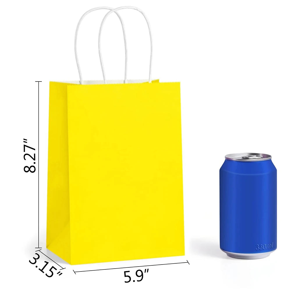 Vielseitige Kraftpapier Geschenktüten mit Griffen für Anlässe