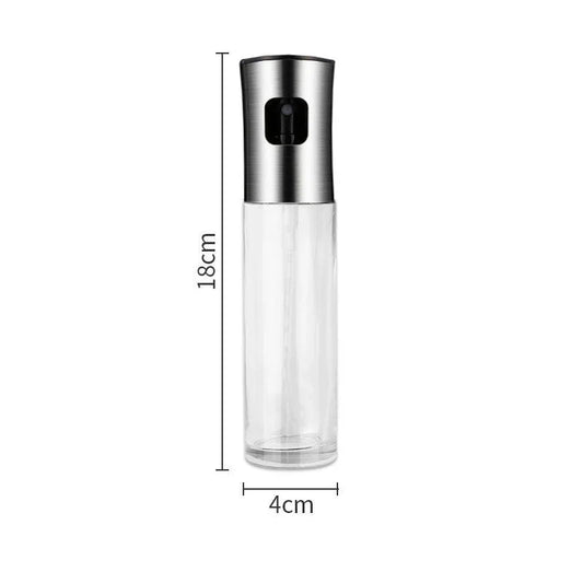100ml Öl Sprühflasche Edelstahl - Präzises Küchenspray für Olivenöl