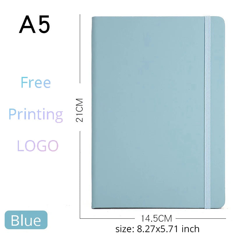 Notizbuch A5/A6 PU-Leder mit individuellem Logo – Tagebuch & Journal-Yabubest - Home & More