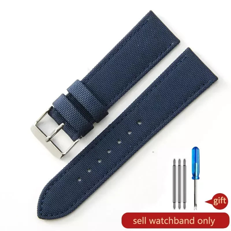 Robustes Nylon Uhrenarmband Army Style 18-24mm für viele Uhren