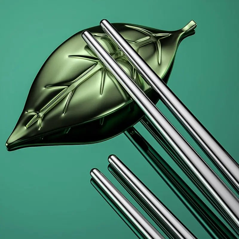 5 Paar 304 Edelstahl Essstäbchen – Wiederverwendbar, rutschfest, spülmaschinenfest