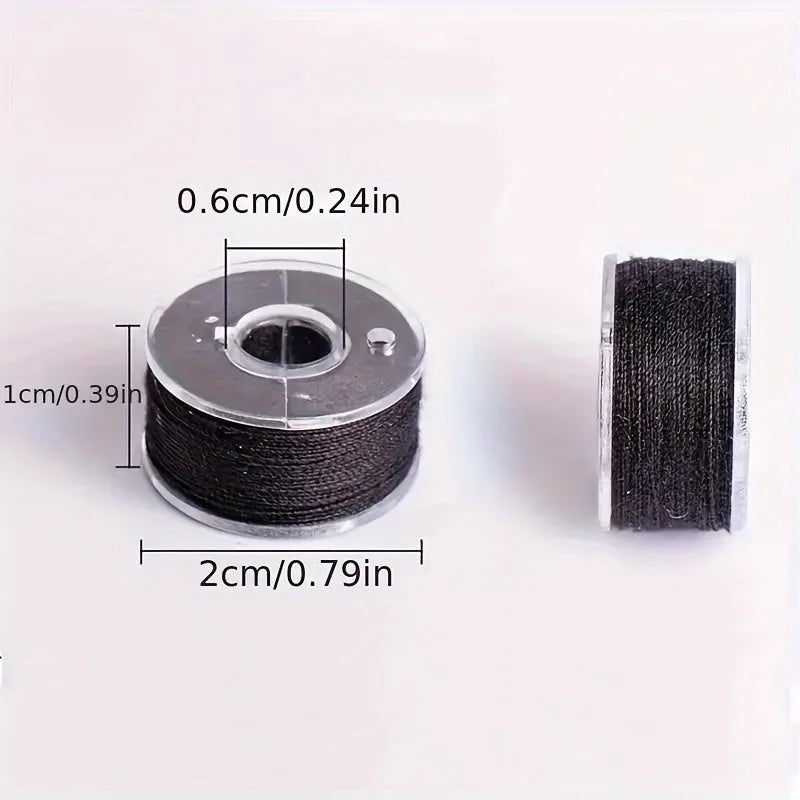 Nähmaschinenspulen Set mit farbigem Nähgarn für Haushaltsnähmaschinen