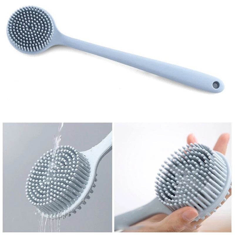 Silikon Duschbürste für Körperreinigung und wohltuende Massage