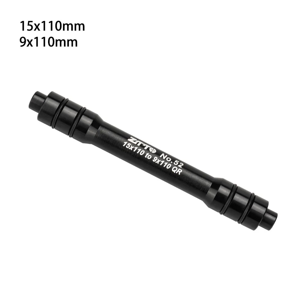 MTB Fahrrad Naben Steckachsen Adapter: 15mm auf 9mm QR oder 15mm auf 12mm