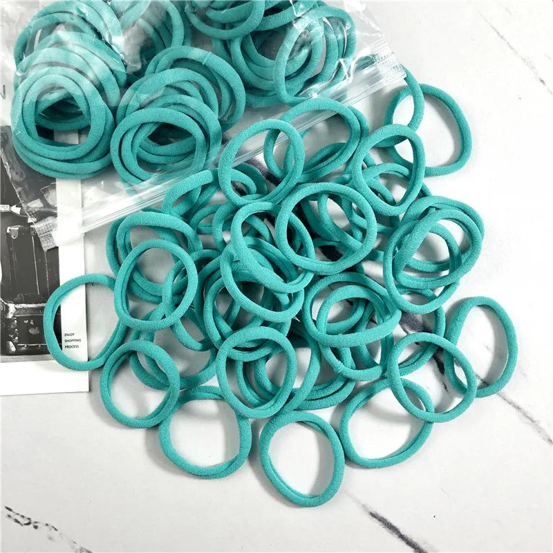 20/50 Teile/satz Haarbänder für Frauen Mädchen Grundlegende Haar Gummi Krawatten Seile 4 cm Einfache Elastische Stirnband Haar Zubehör pferdeschwanz Halter - Yabubest - Home & More