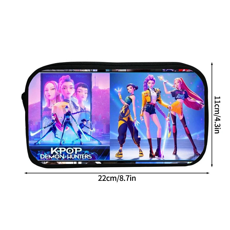 Großes mehrschichtiges Kpop Demon Hunt Federmäppchen für Schüler