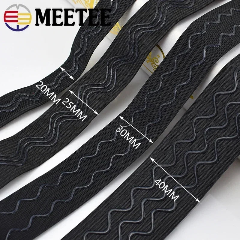 Elastisches Gurtband 20-50mm als Anti-Rutschband für Gürtel und Kleidung