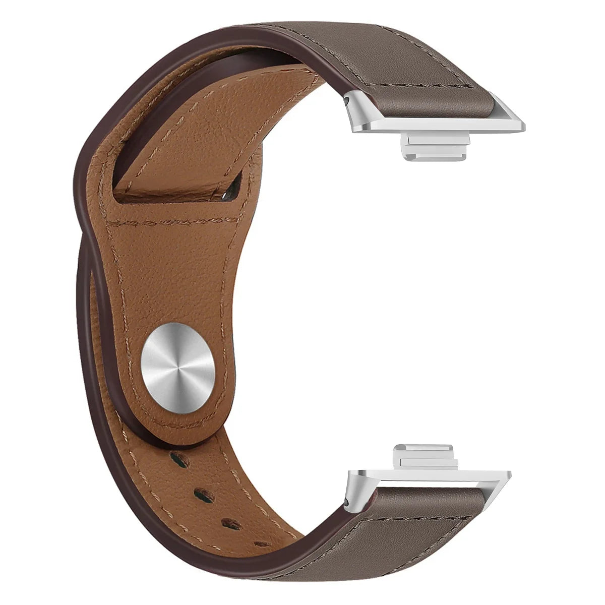 Elegantes Lederarmband für Smartwatch und Fitness Tracker-Yabubestshop