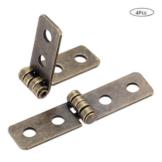 4 Stück antike Bronze Scharniere für Möbel, DIY-Projekte