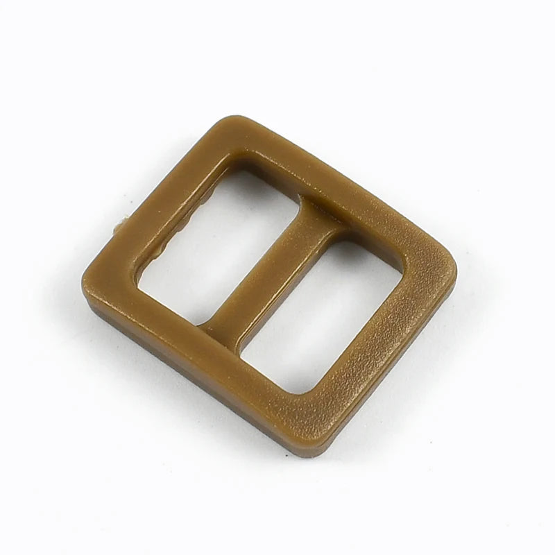 Kunststoff Schnallen Set mit Tri-Glide Ringen für Taschen und Gürtel