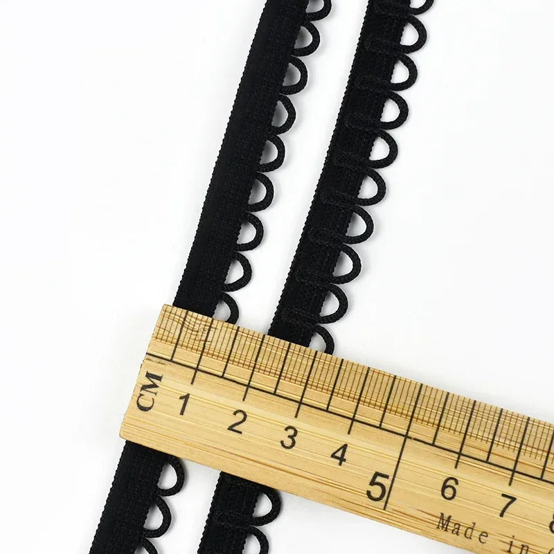 Vielseitiges Nylon Gummiband mit Spitze für Nähprojekte