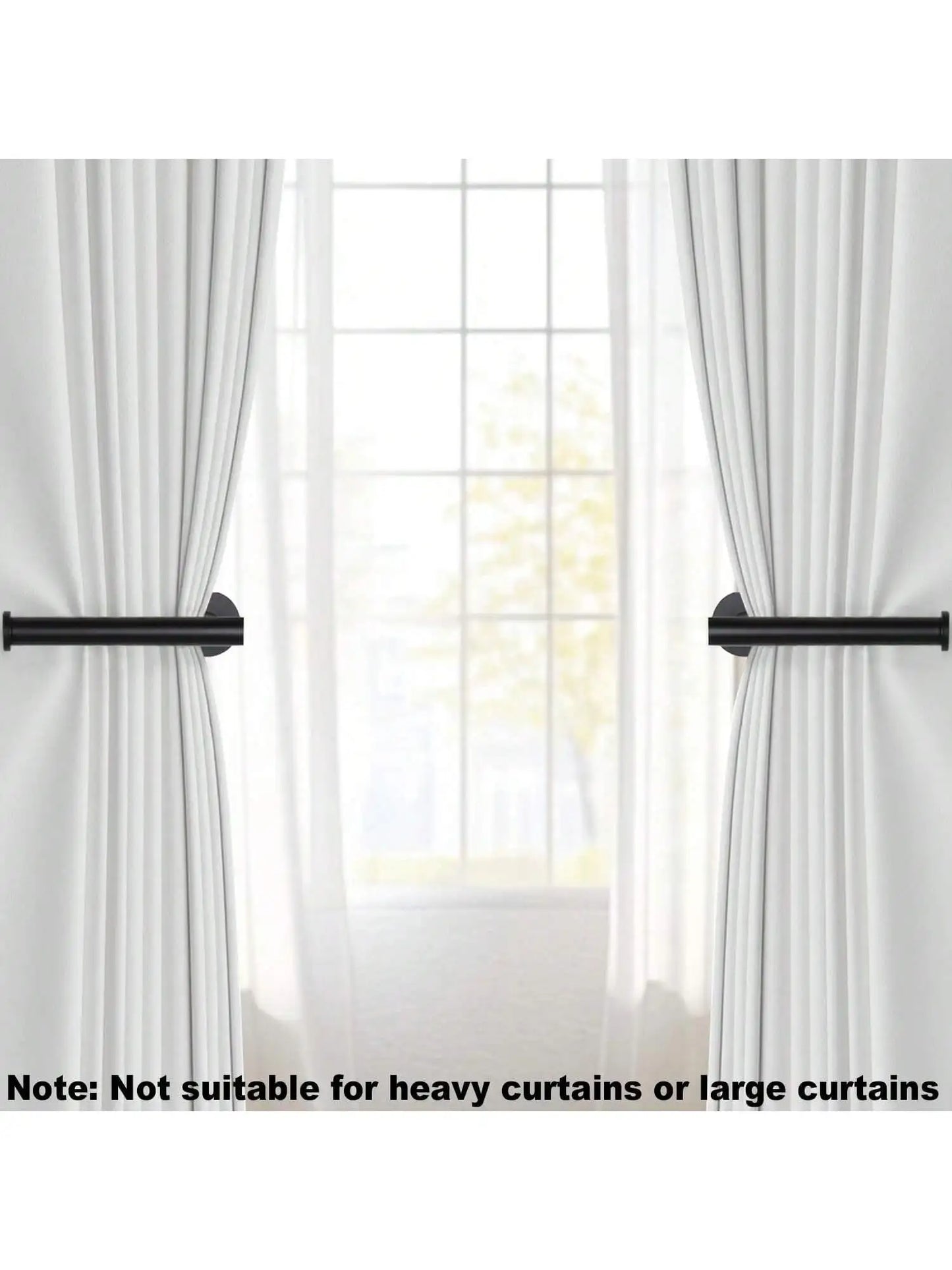 Selbstklebende Vorhanghalter für einfache und bohrfreie Befestigung