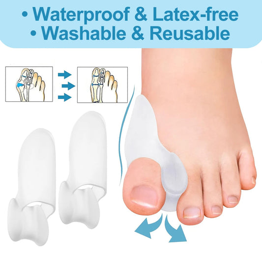1 Paar Silikon-Zehenspreizer für Fuß- und Zehenschutz, orthopädisch - Yabubest - Home & More