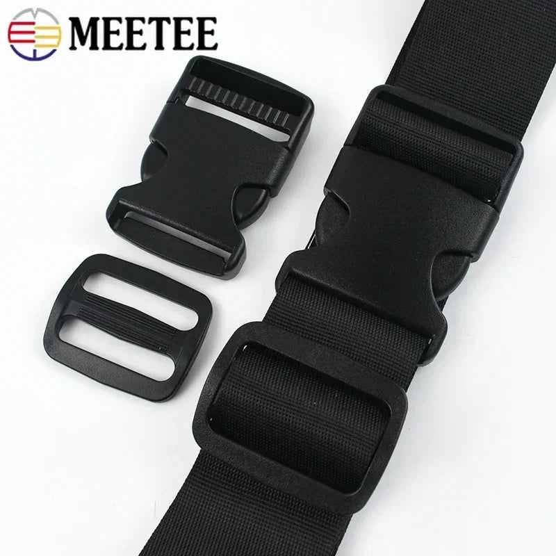 Robuste Kunststoff Schnallen Set für Rucksack, Gurte und DIY Projekte